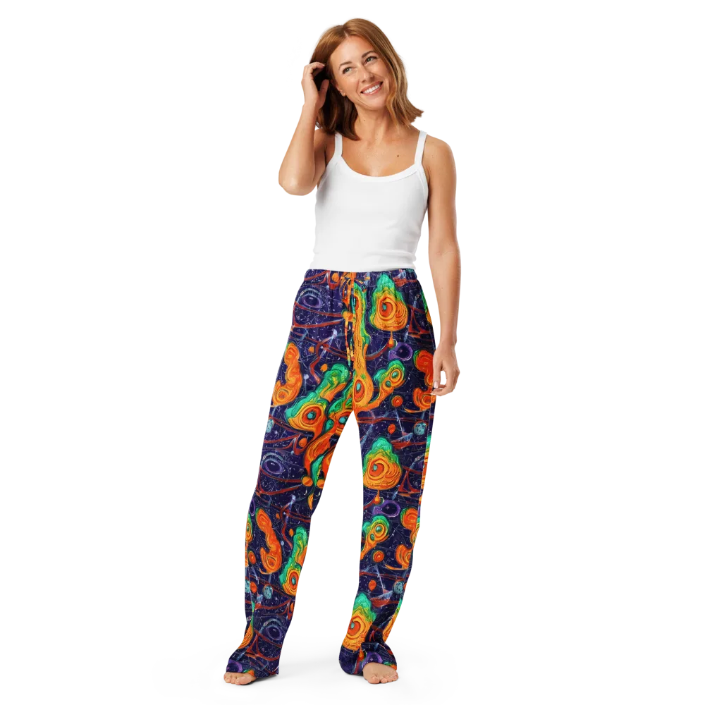 Flame And Frequency on Women's Pajama Pants — Front