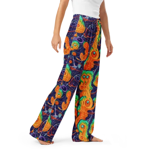 Flame And Frequency on a Women's Pajama Pants