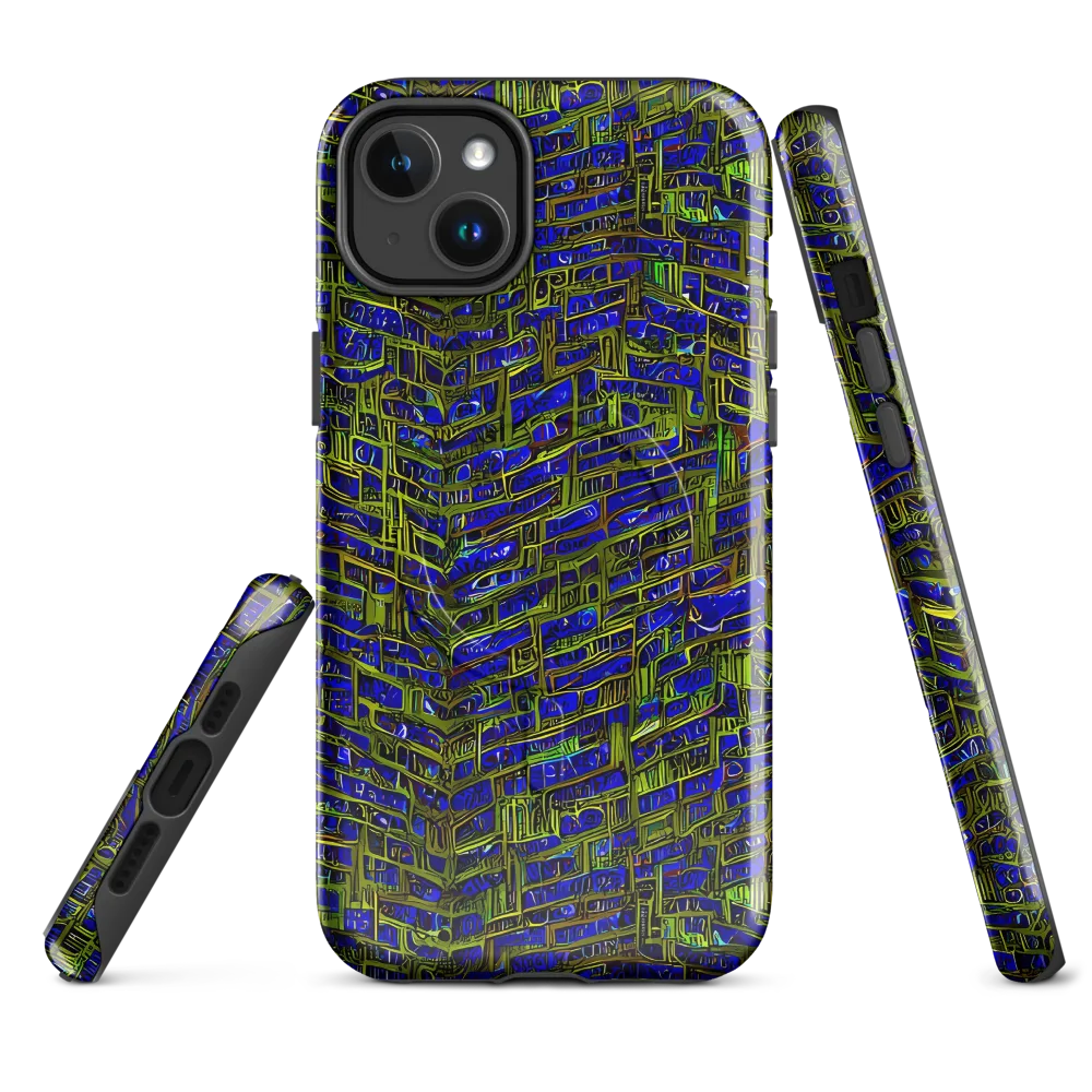Blue Machine on MagSafe Tough Case for iPhone® — Front
