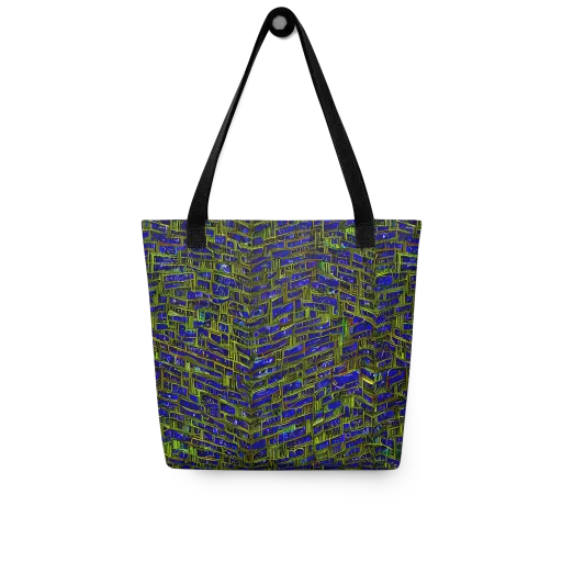 Blue Machine on a Tote Bag