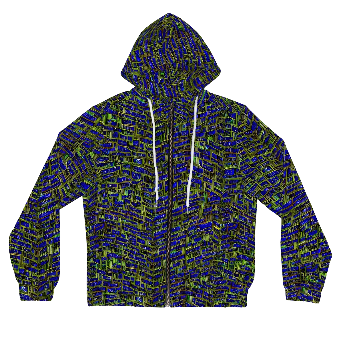 Blue Machine on Women's Full-Zip Hoodie — Front