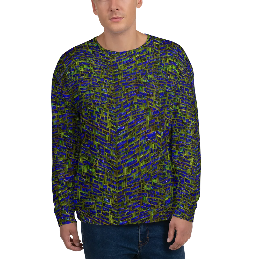 Blue Machine on Sweatshirt — Front