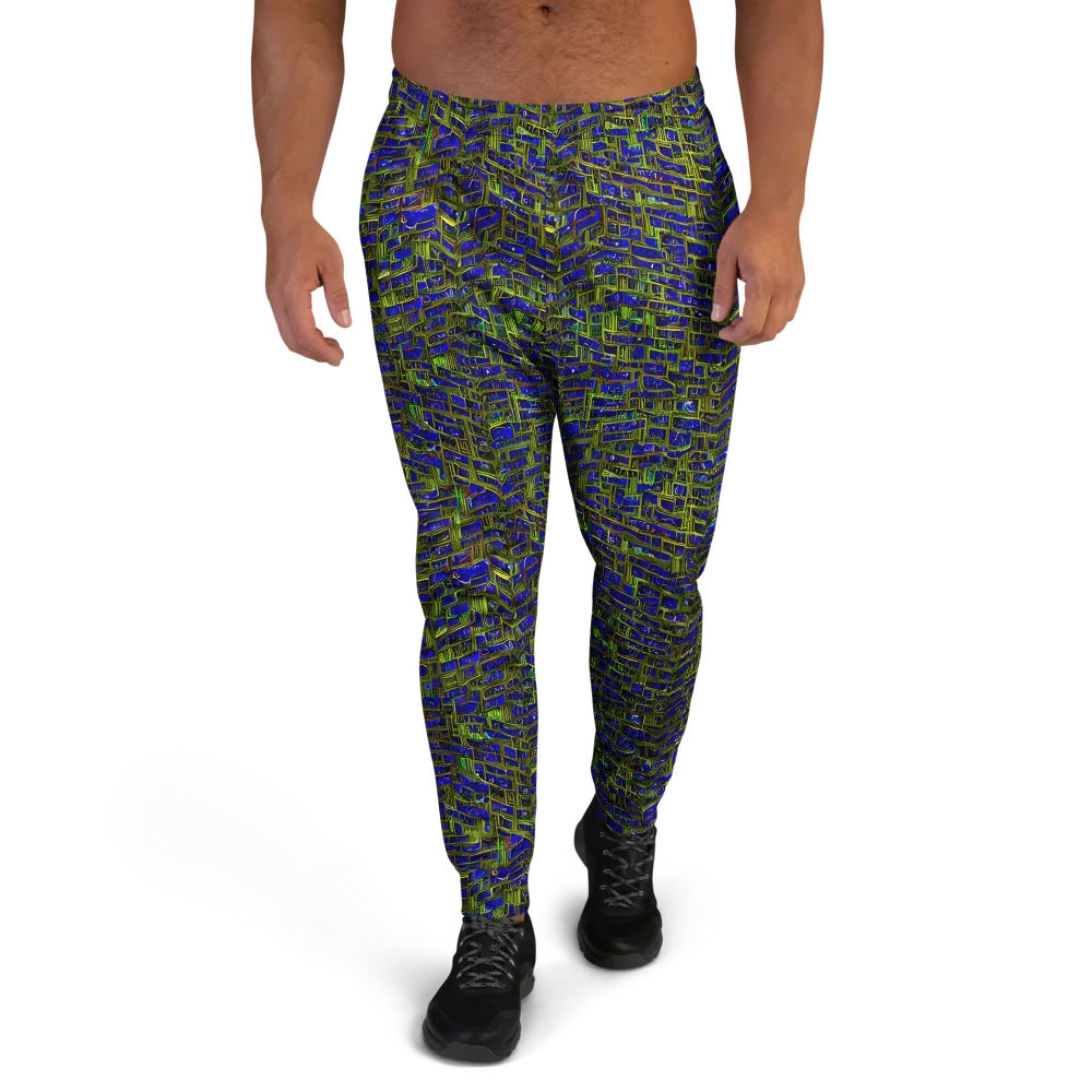 Blue Machine on Men's Joggers — Front