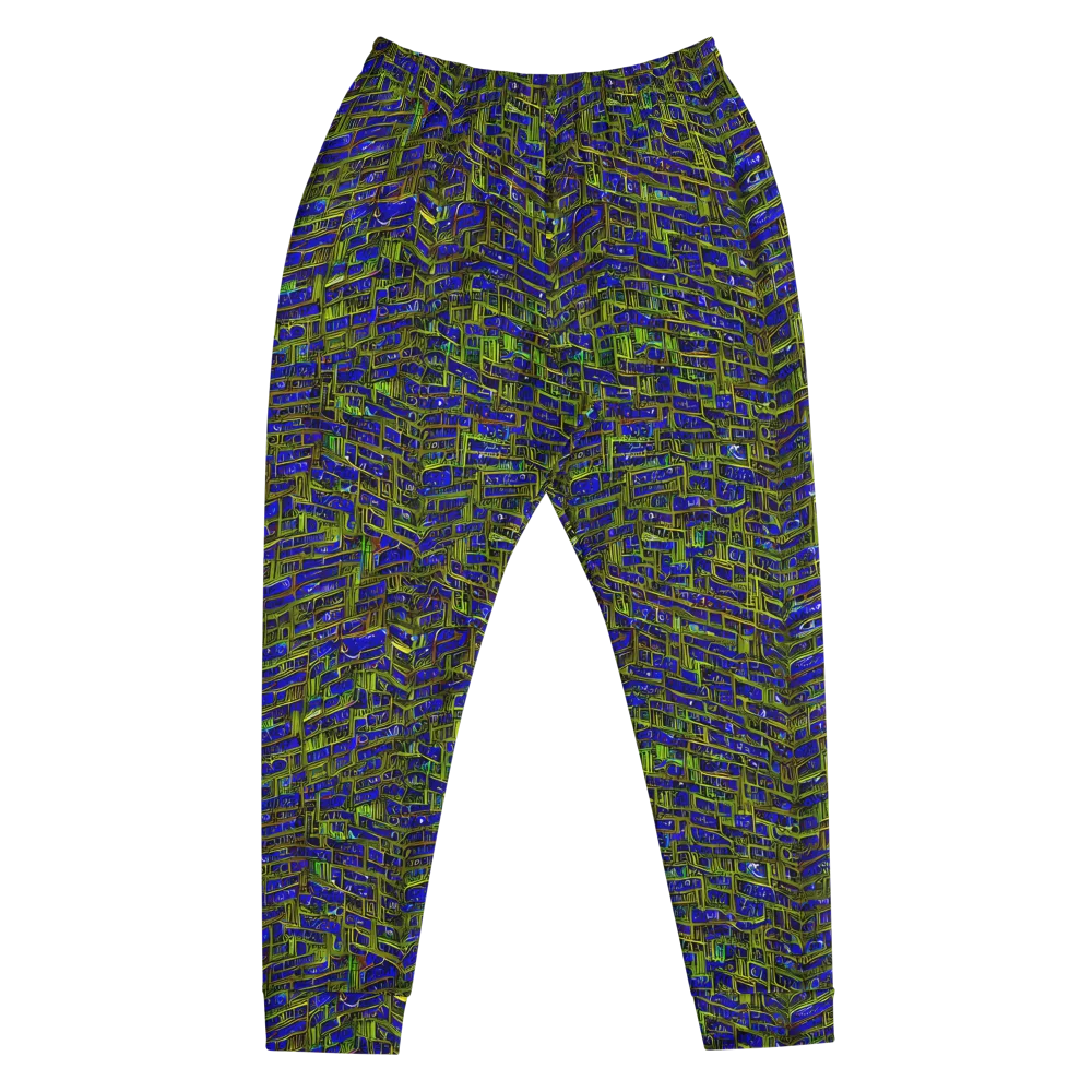 Blue Machine on Men's Joggers — Front