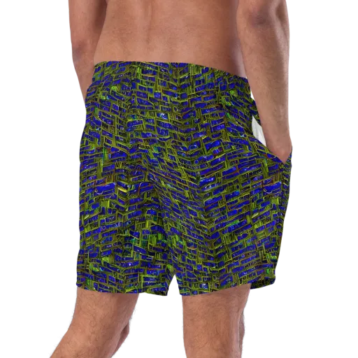 Blue Machine on a Swim Trunks