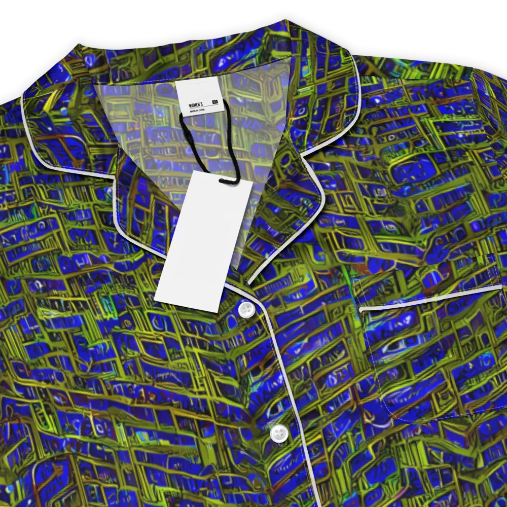 Blue Machine on Women's Short Sleeve Pajama Top — Product details
