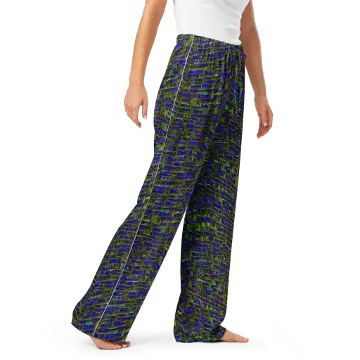 Blue Machine on a Women's Pajama Pants