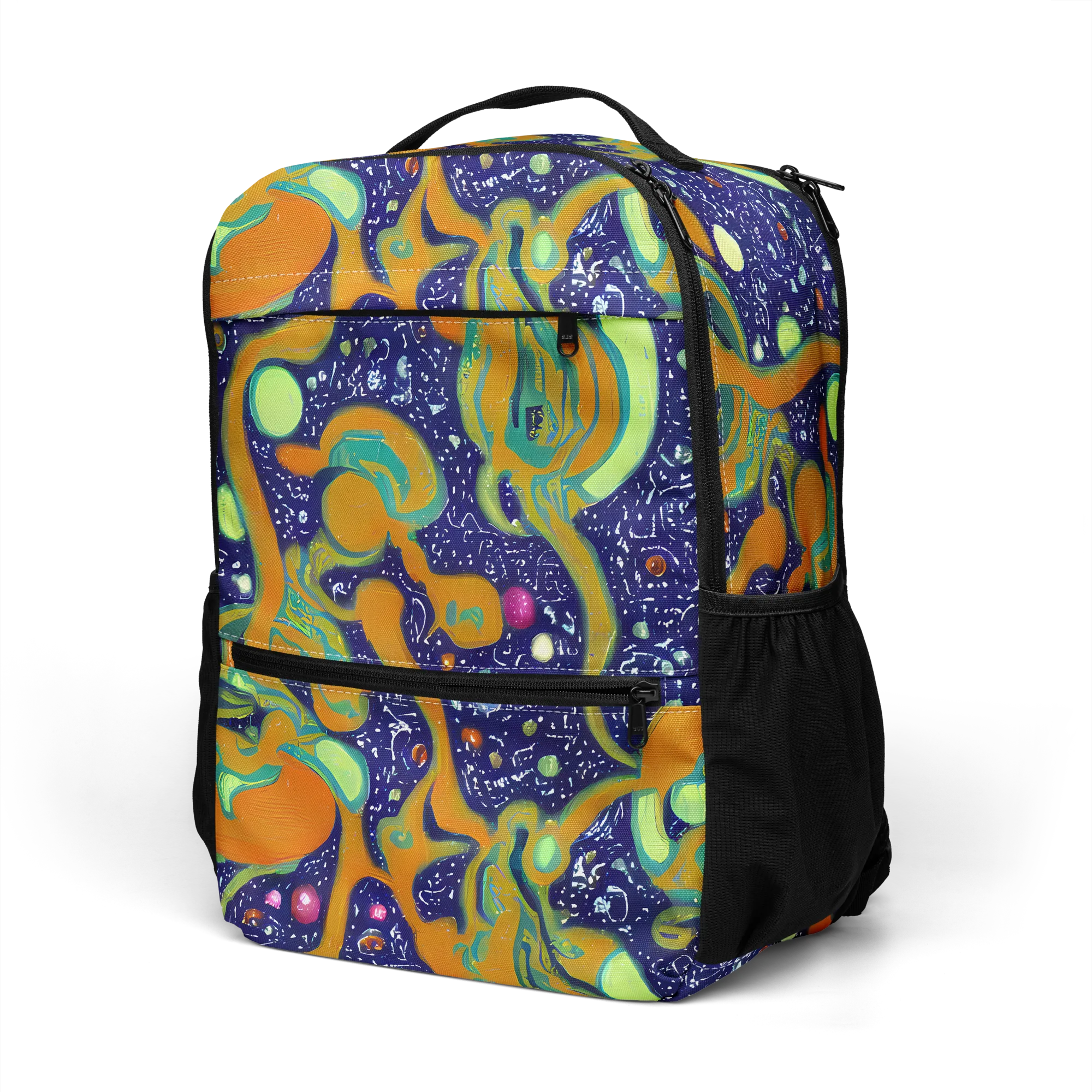 Orbiting Citrus on Utility Backpack — Left Front