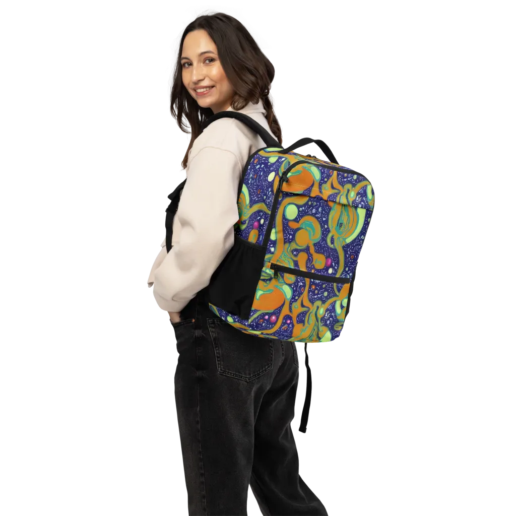 Orbiting Citrus on Utility Backpack — Back