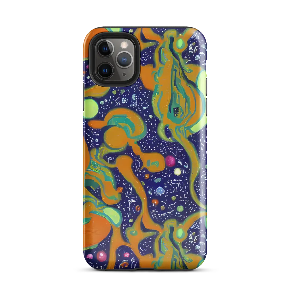 Orbiting Citrus on Tough Case for iPhone® — Front