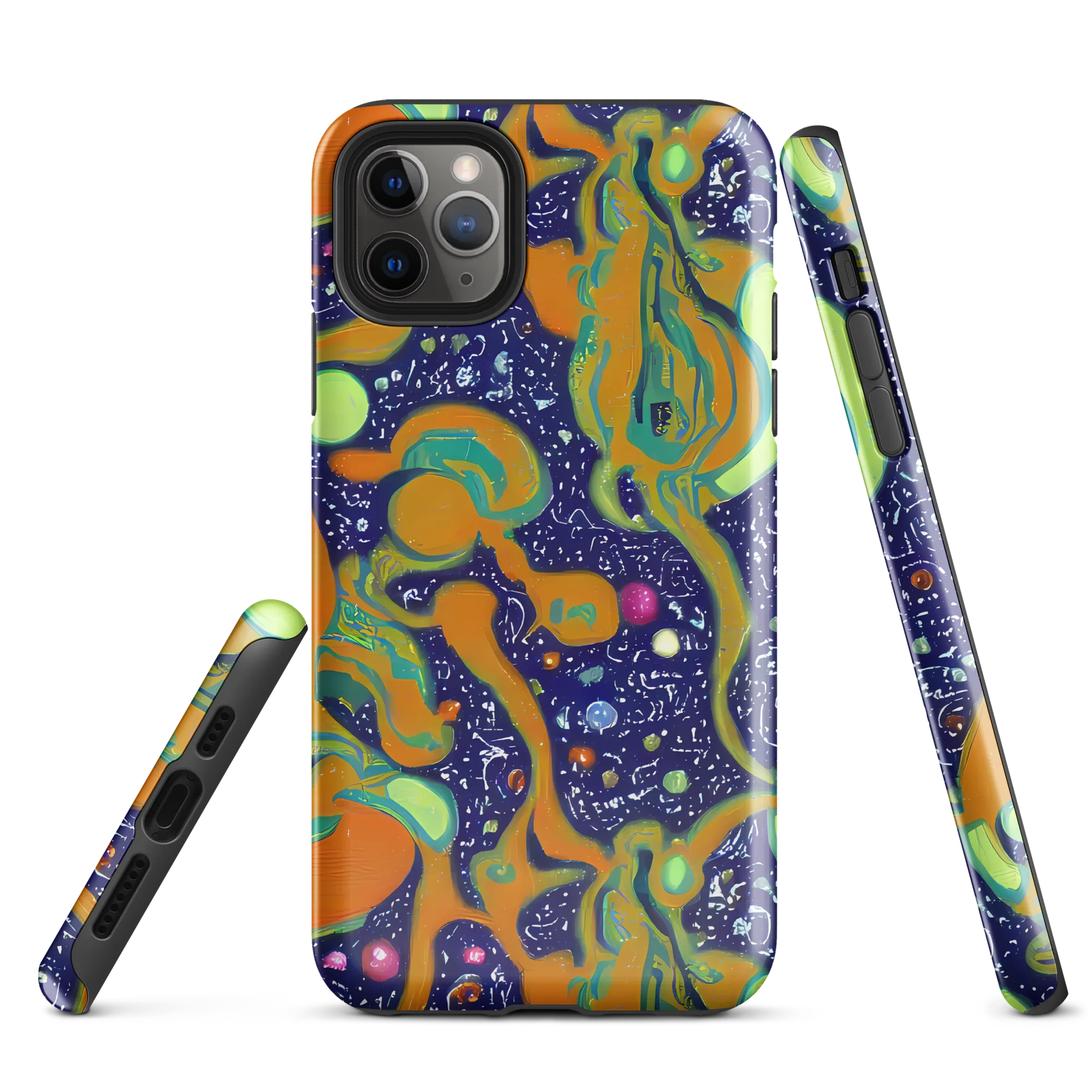 Orbiting Citrus on Tough Case for iPhone® — Front