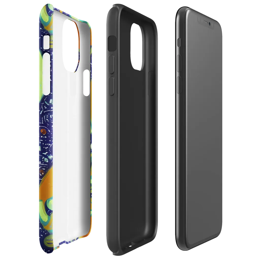 Orbiting Citrus on Tough Case for iPhone® — Right