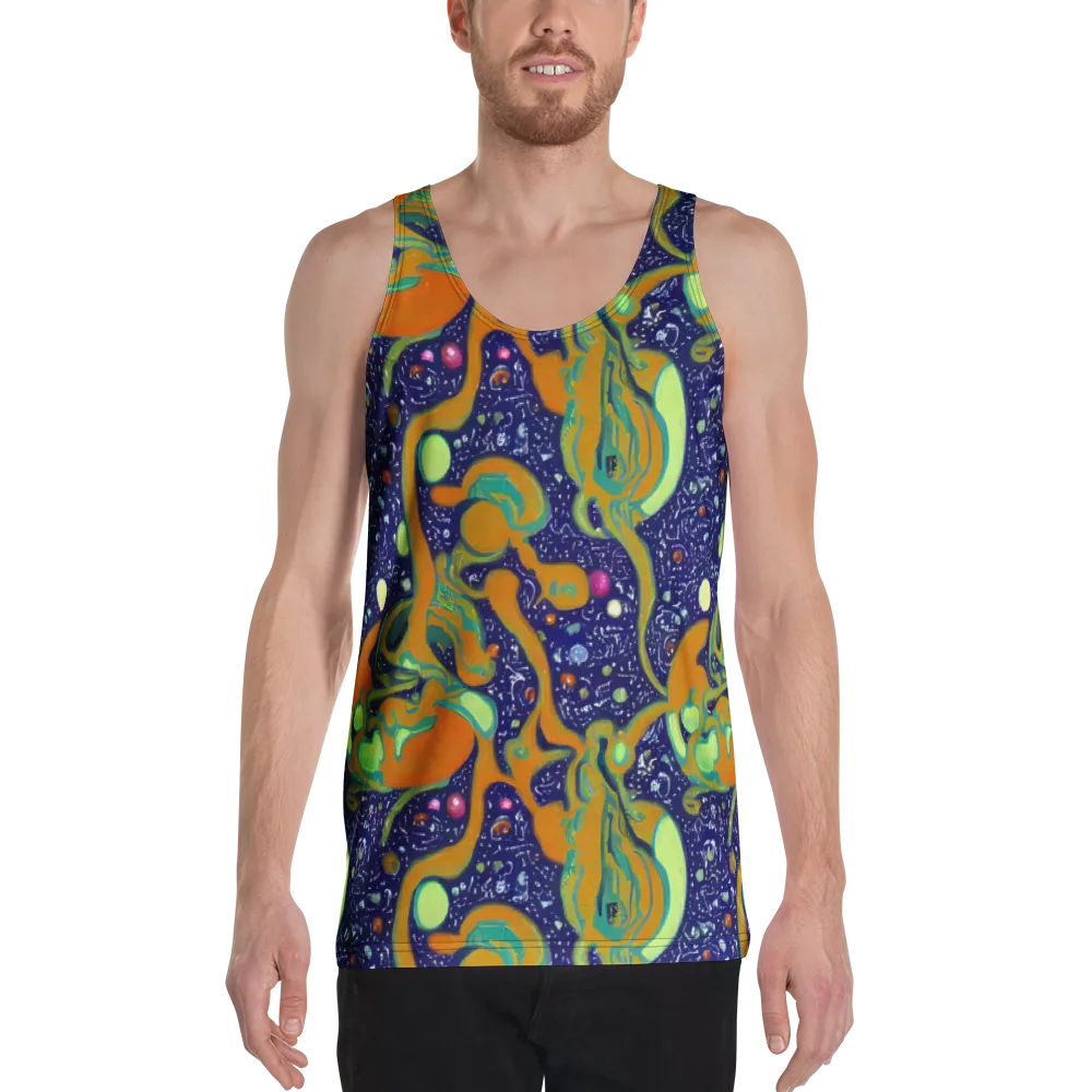 Orbiting Citrus on Men's Tank Top — Front
