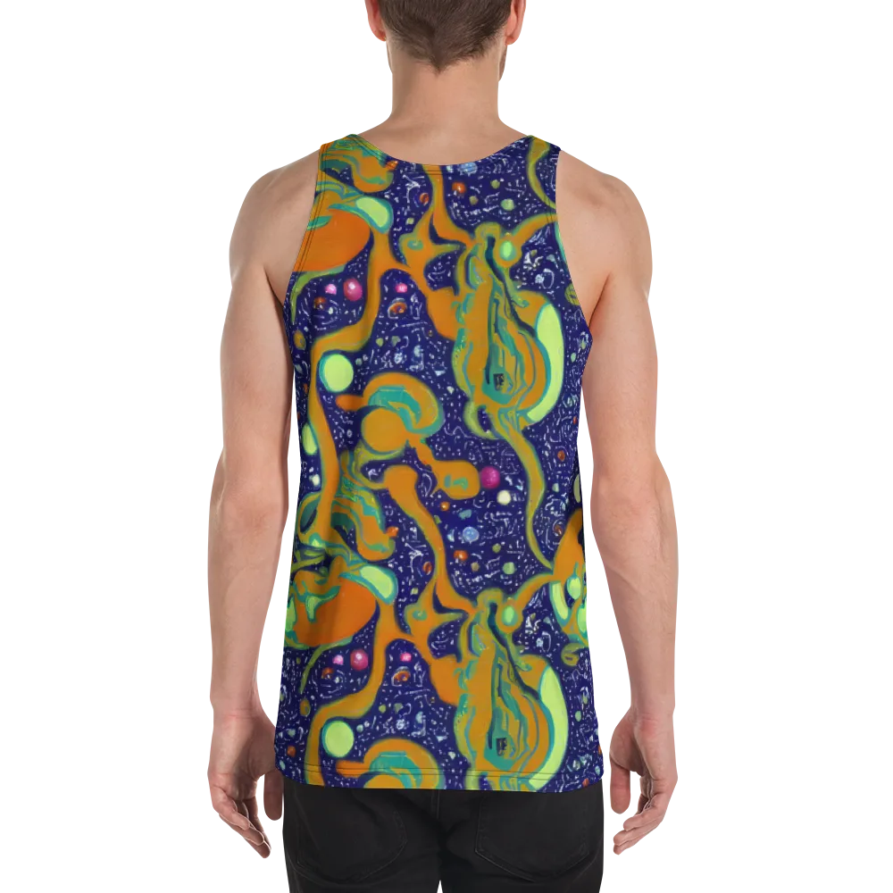Orbiting Citrus on Men's Tank Top — Back