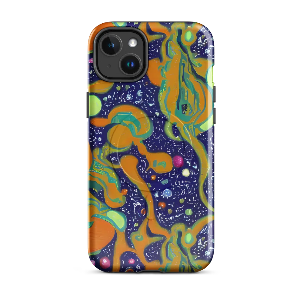 Orbiting Citrus on MagSafe Tough Case for iPhone® — Front