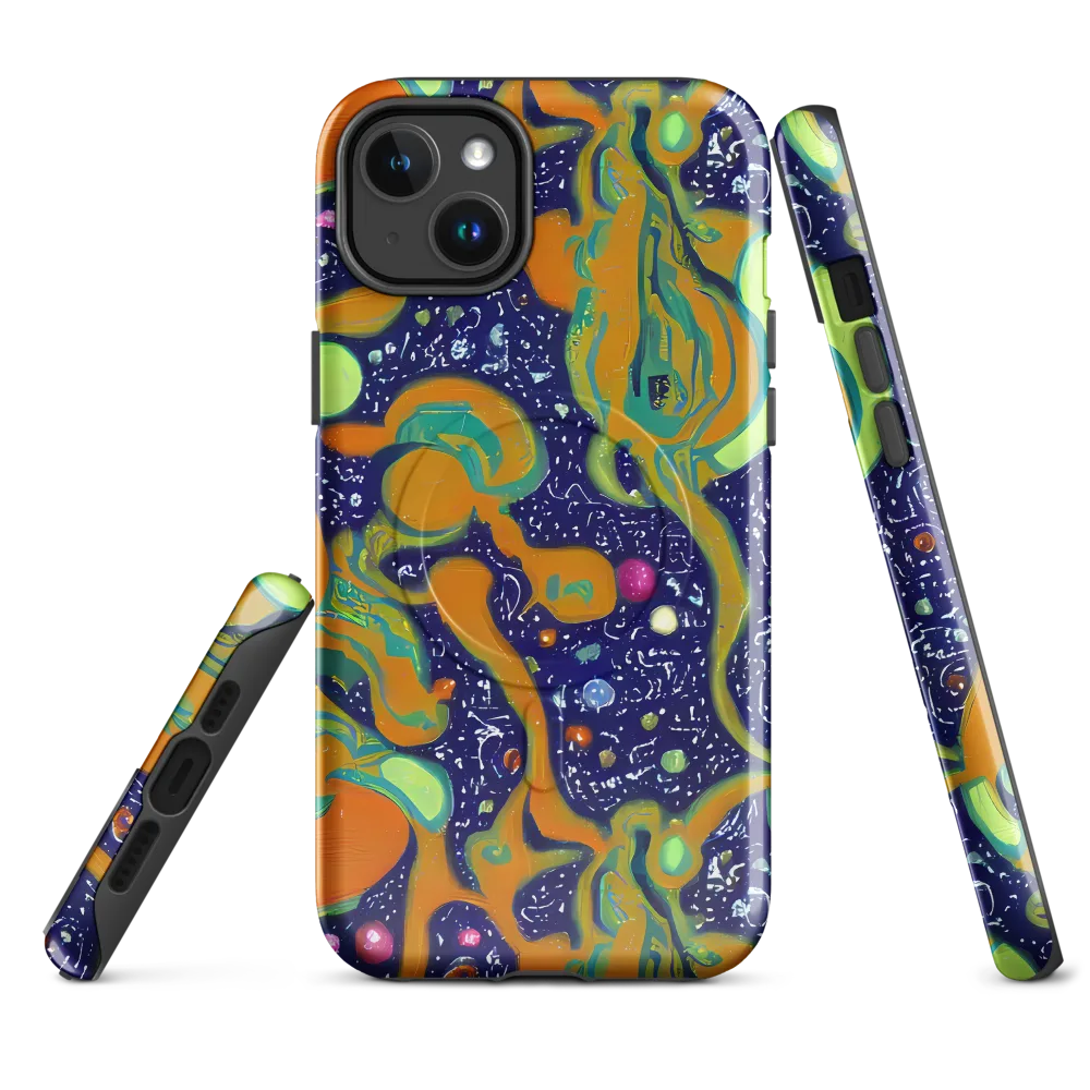 Orbiting Citrus on MagSafe Tough Case for iPhone® — Front