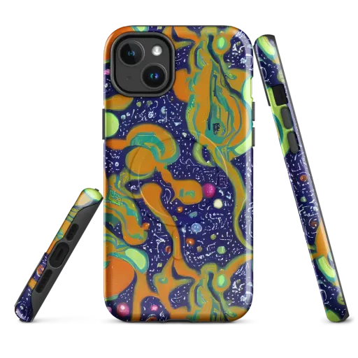 Orbiting Citrus on a MagSafe Tough Case for iPhone®