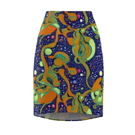 Orbiting Citrus on a Pencil Skirt