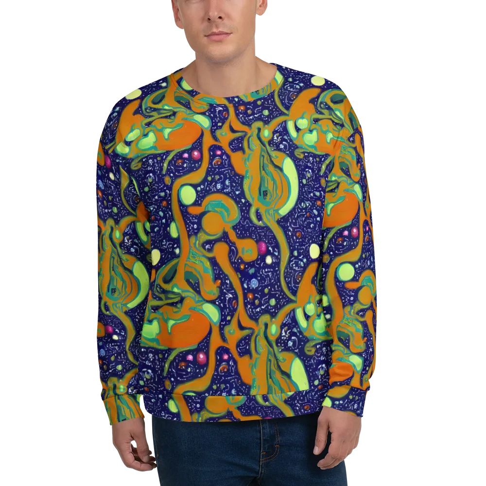 Orbiting Citrus on Sweatshirt — Front