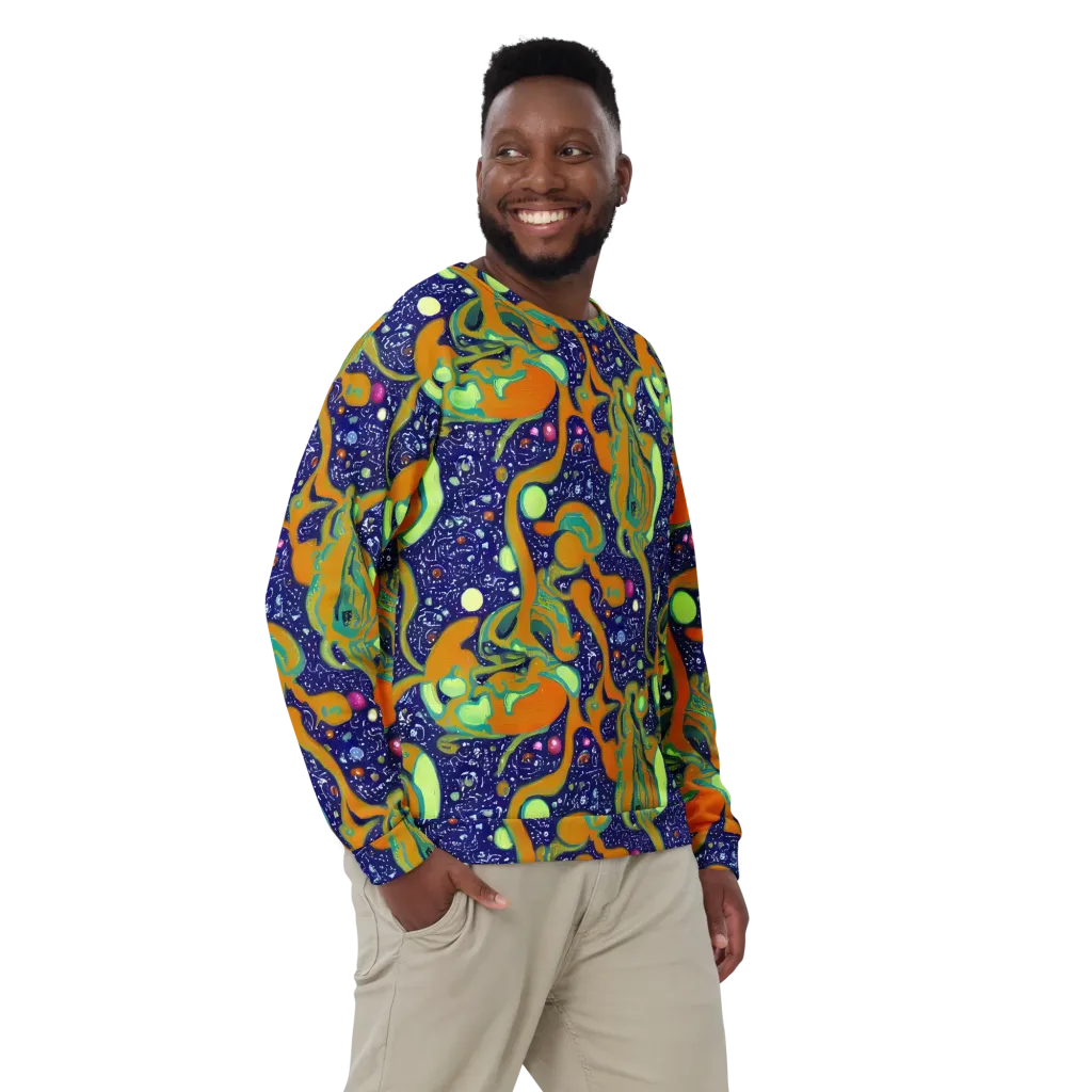 Orbiting Citrus on Sweatshirt — Front