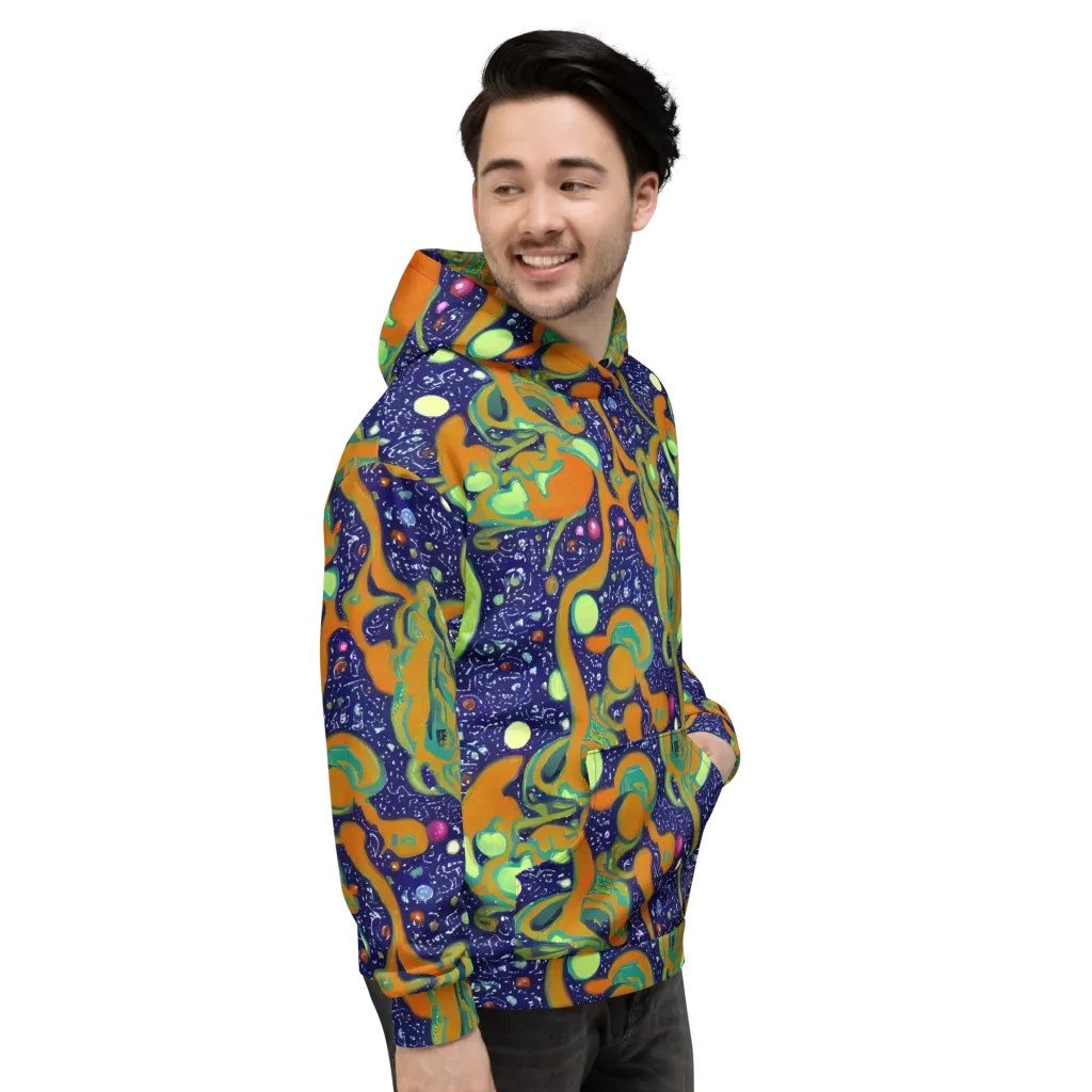 Orbiting Citrus on Hoodie — Right