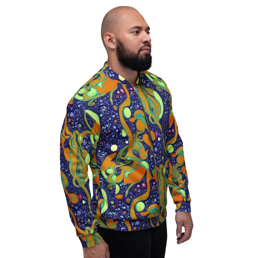 Orbiting Citrus on Bomber Jacket — Right