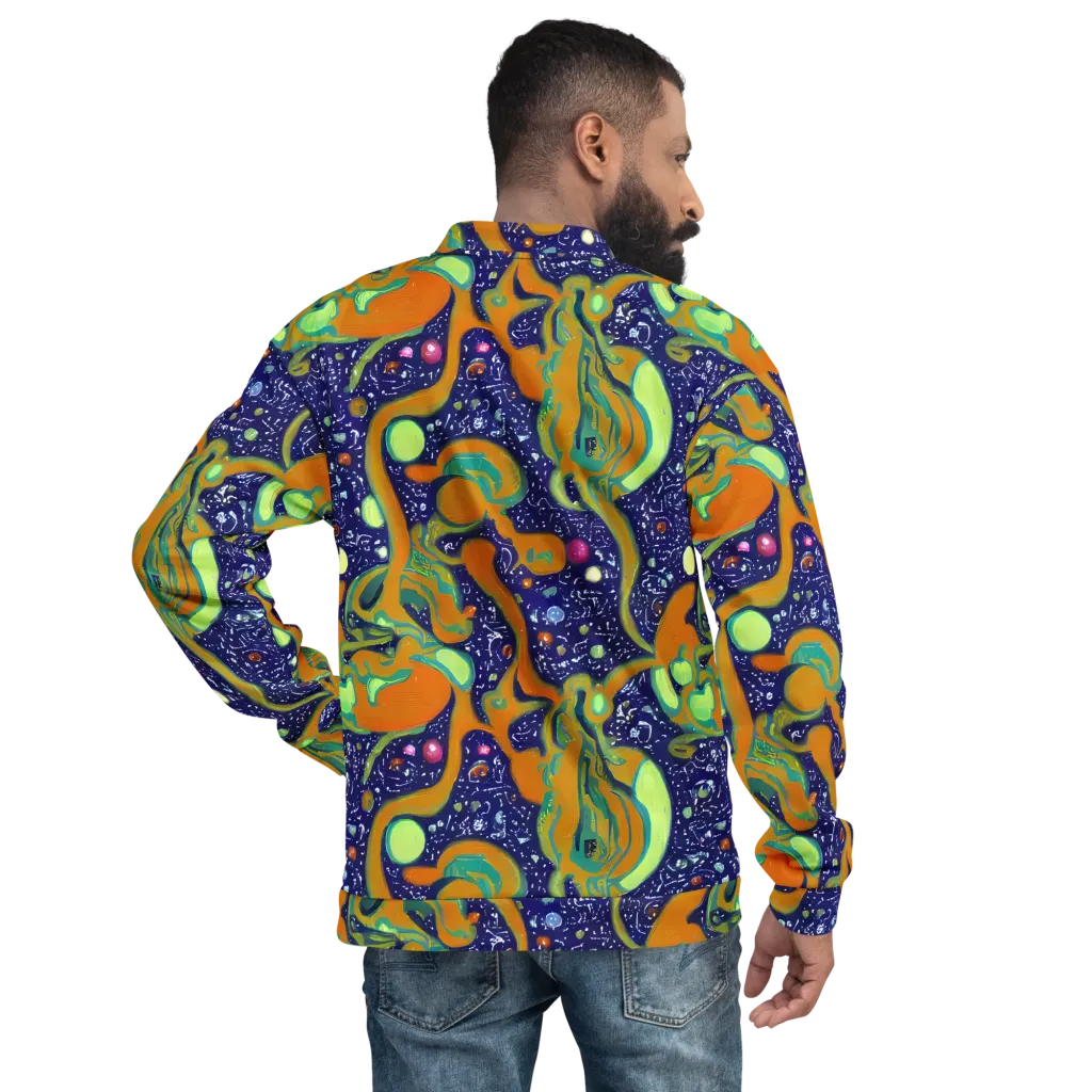 Orbiting Citrus on Bomber Jacket — Back