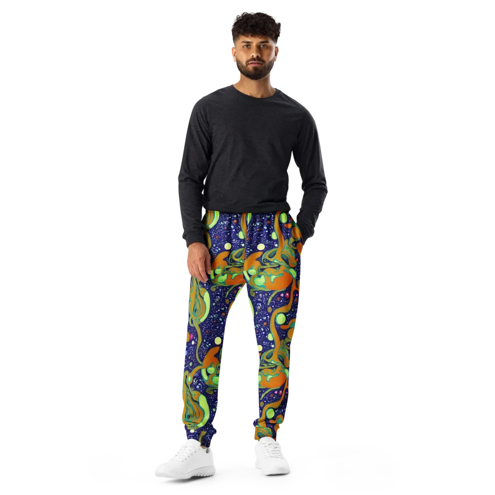 Orbiting Citrus on Men's Joggers — Front