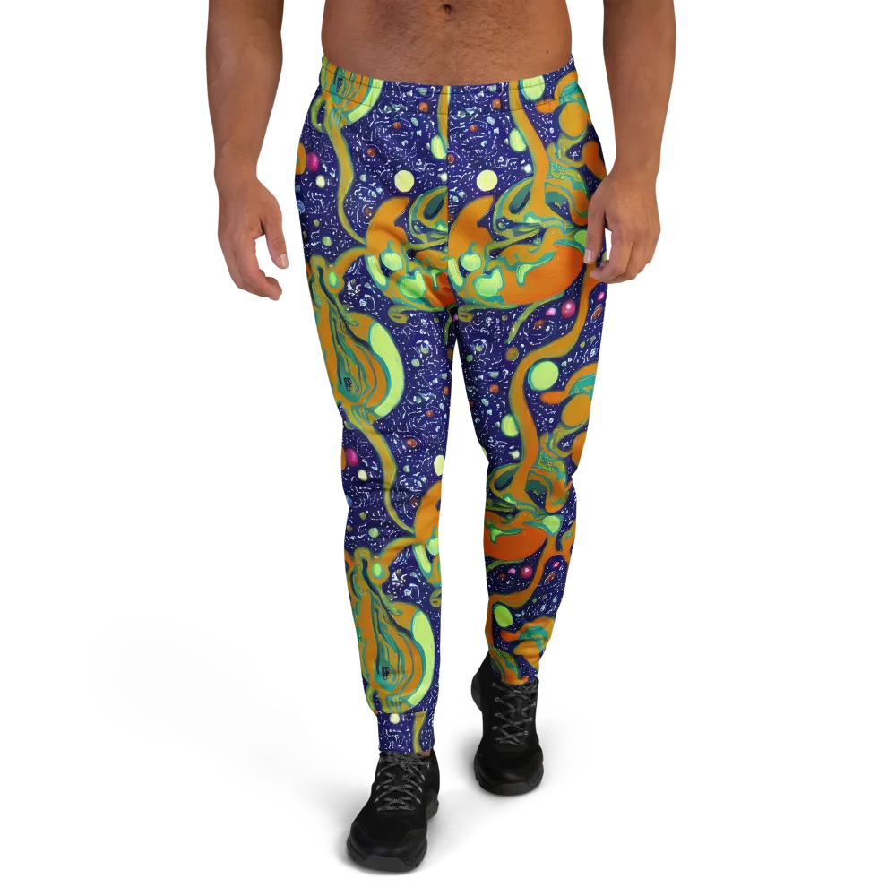 Orbiting Citrus on Men's Joggers — Front