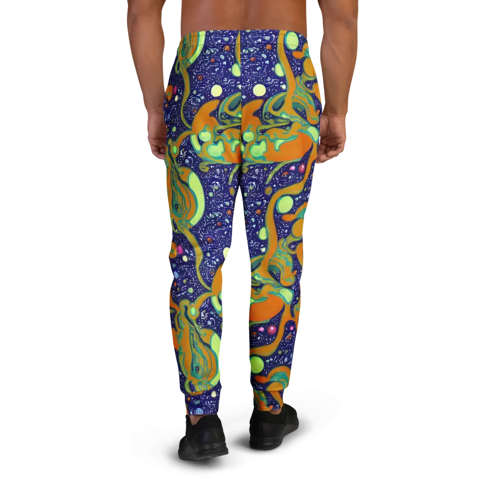 Orbiting Citrus on Men's Joggers — Back