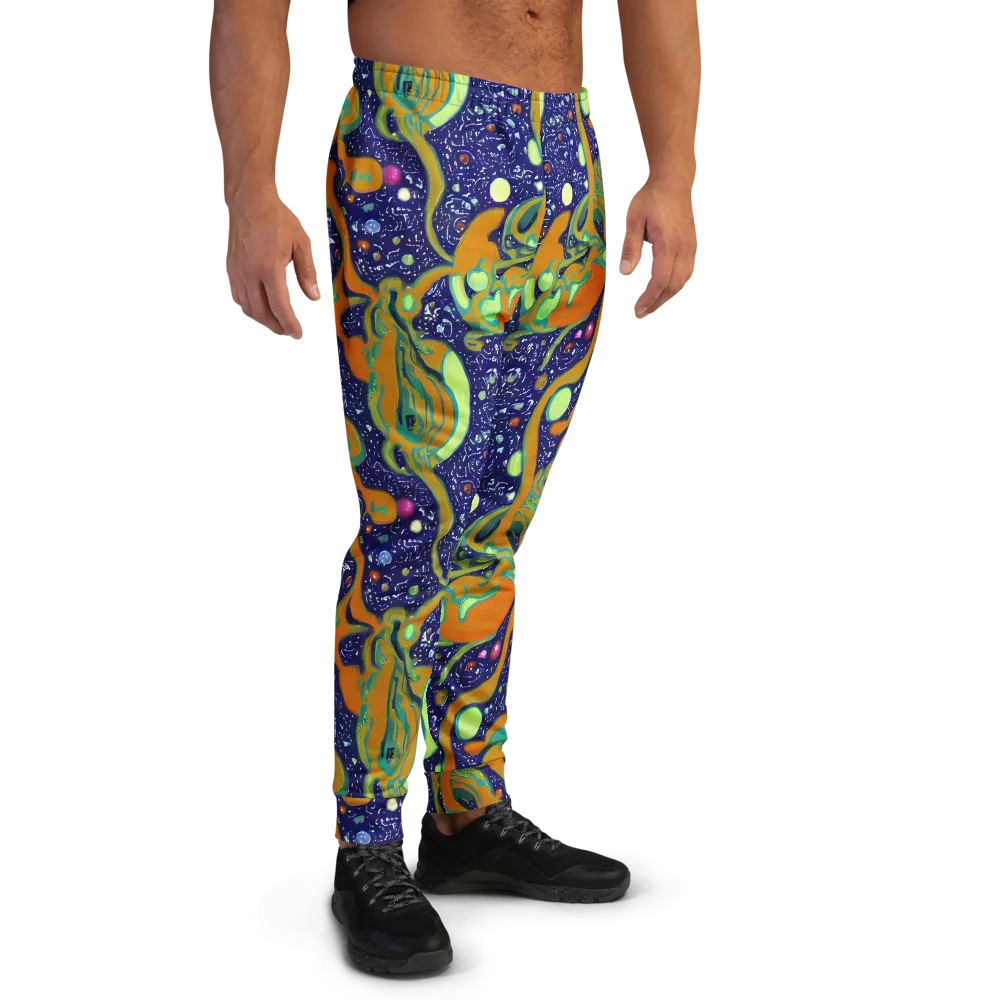 Orbiting Citrus on Men's Joggers — Right