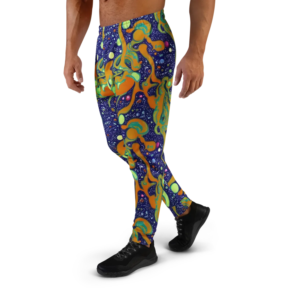 Orbiting Citrus on Men's Joggers — Left