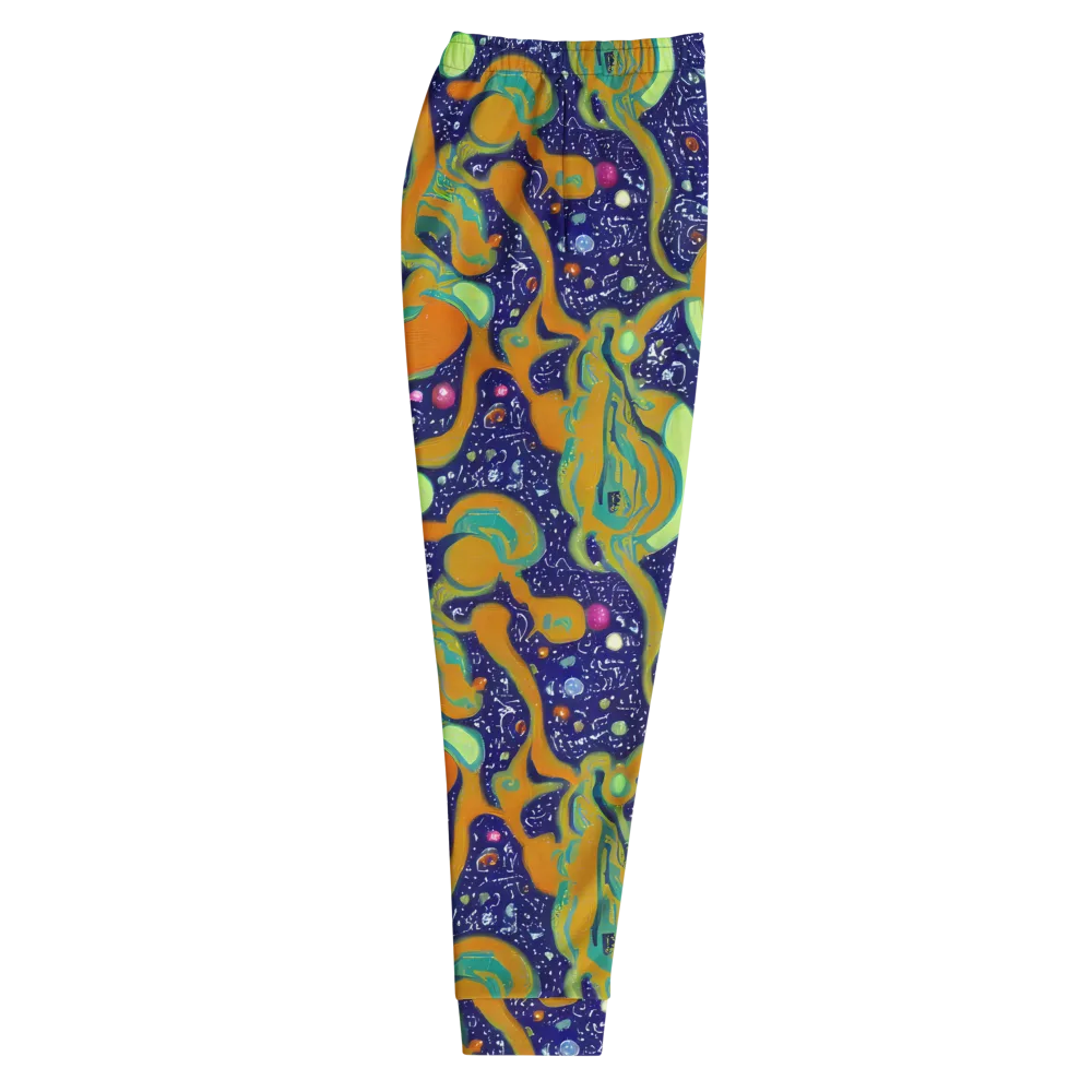 Orbiting Citrus on Men's Joggers — Right