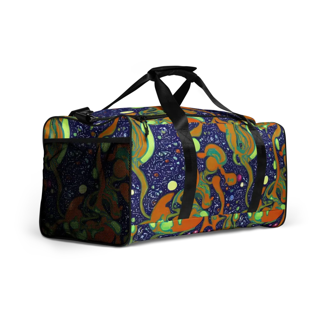 Orbiting Citrus on Duffle Bag — Right Front