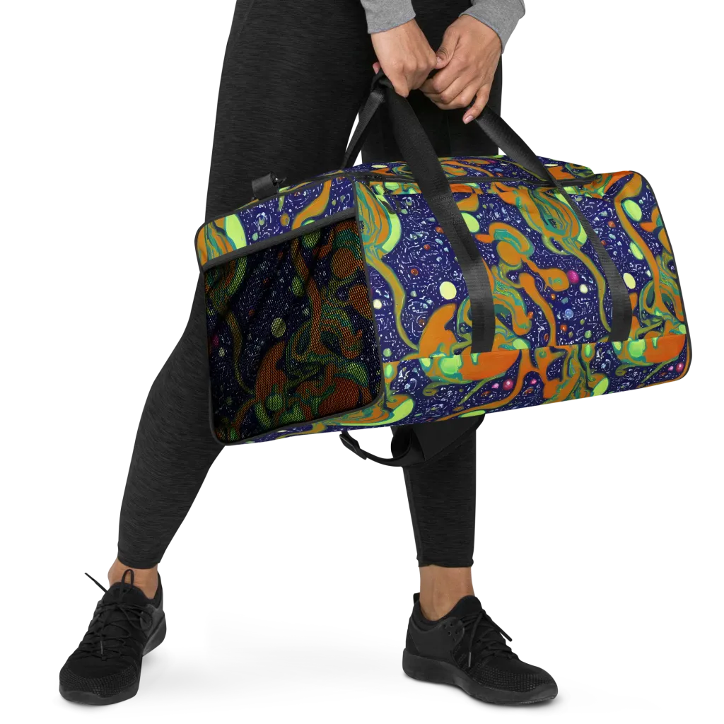 Orbiting Citrus on Duffle Bag — Right Front