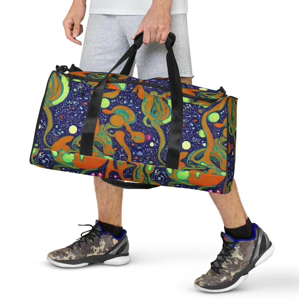 Orbiting Citrus on Duffle Bag — Front