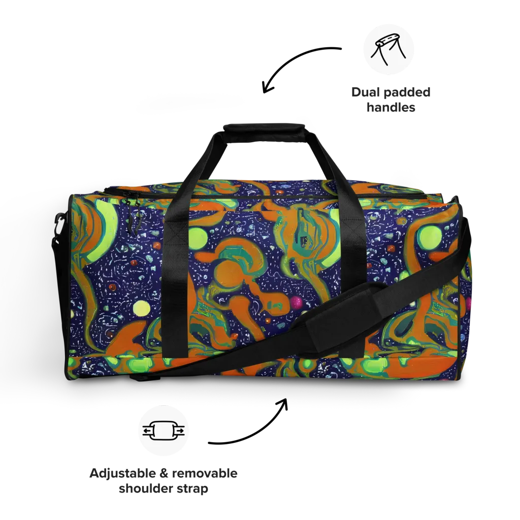 Orbiting Citrus on Duffle Bag — Front