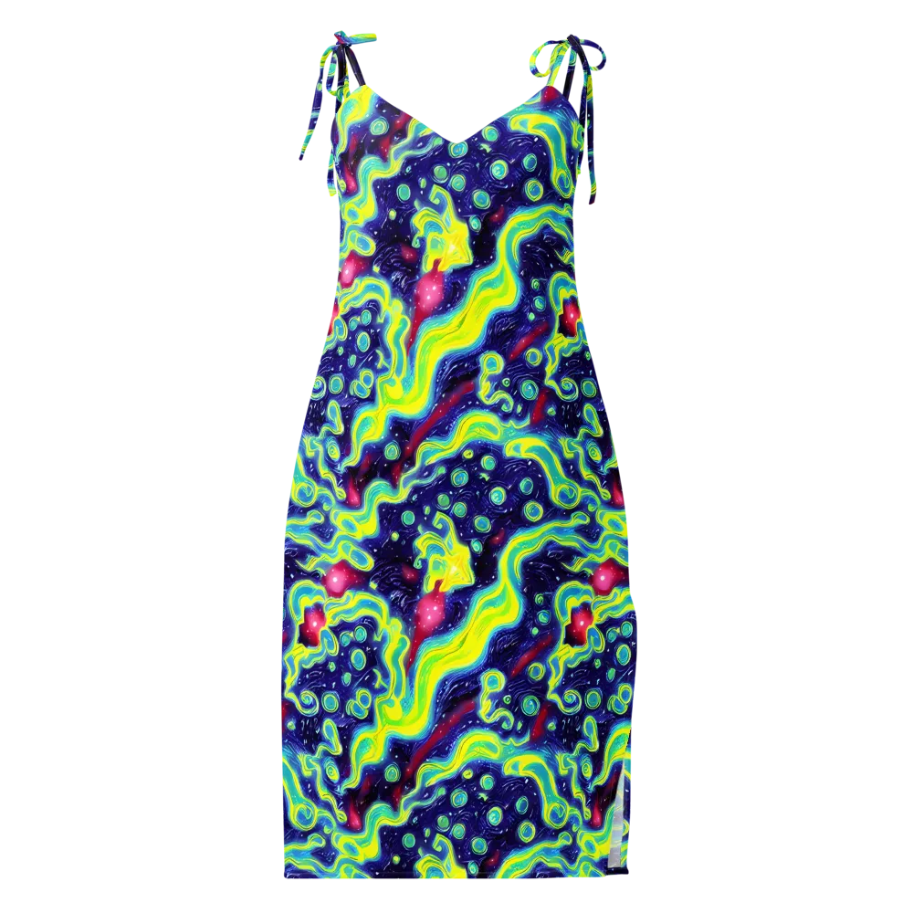 Acid Moonlight on Slip Dress — Front