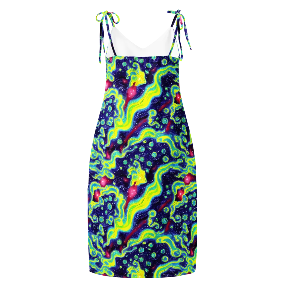 Acid Moonlight on Slip Dress — Back
