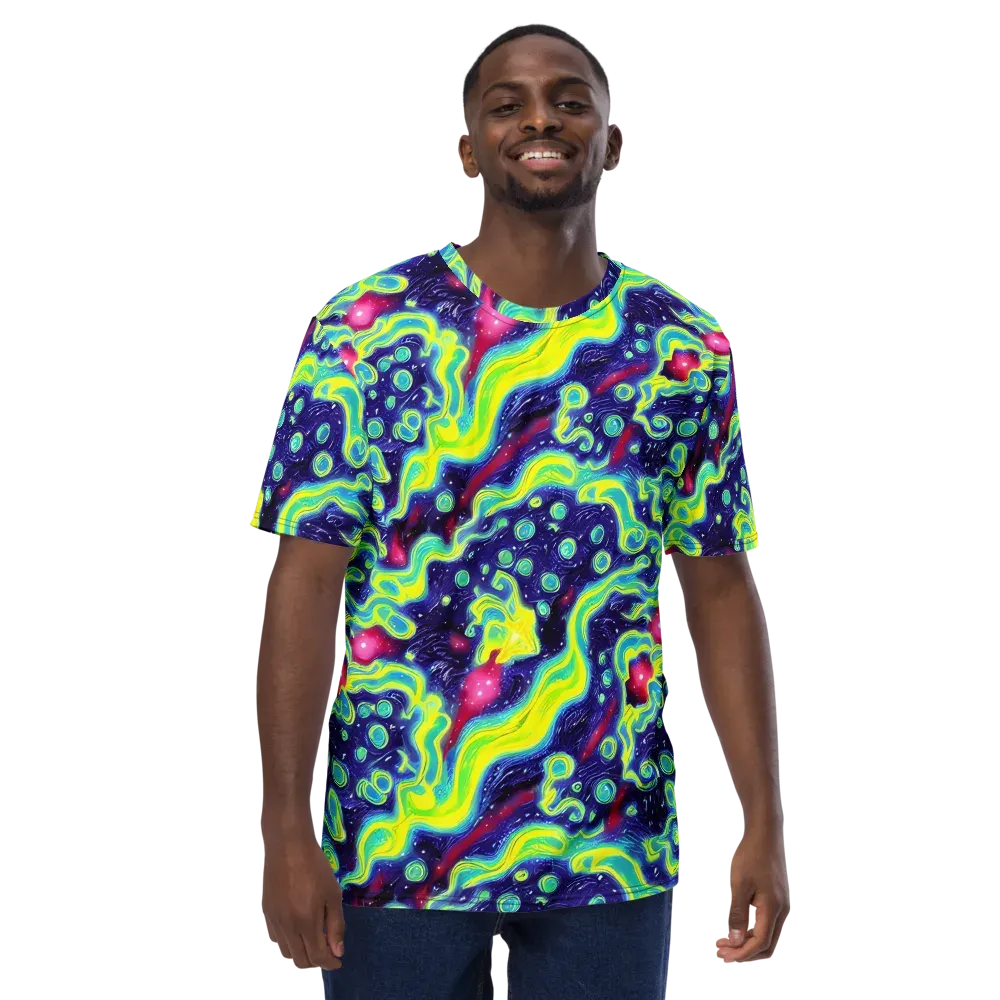 Acid Moonlight on Men's Crew Neck T-Shirt — Front
