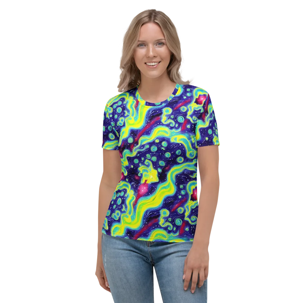 Acid Moonlight on Women's Crew Neck T-Shirt — Front