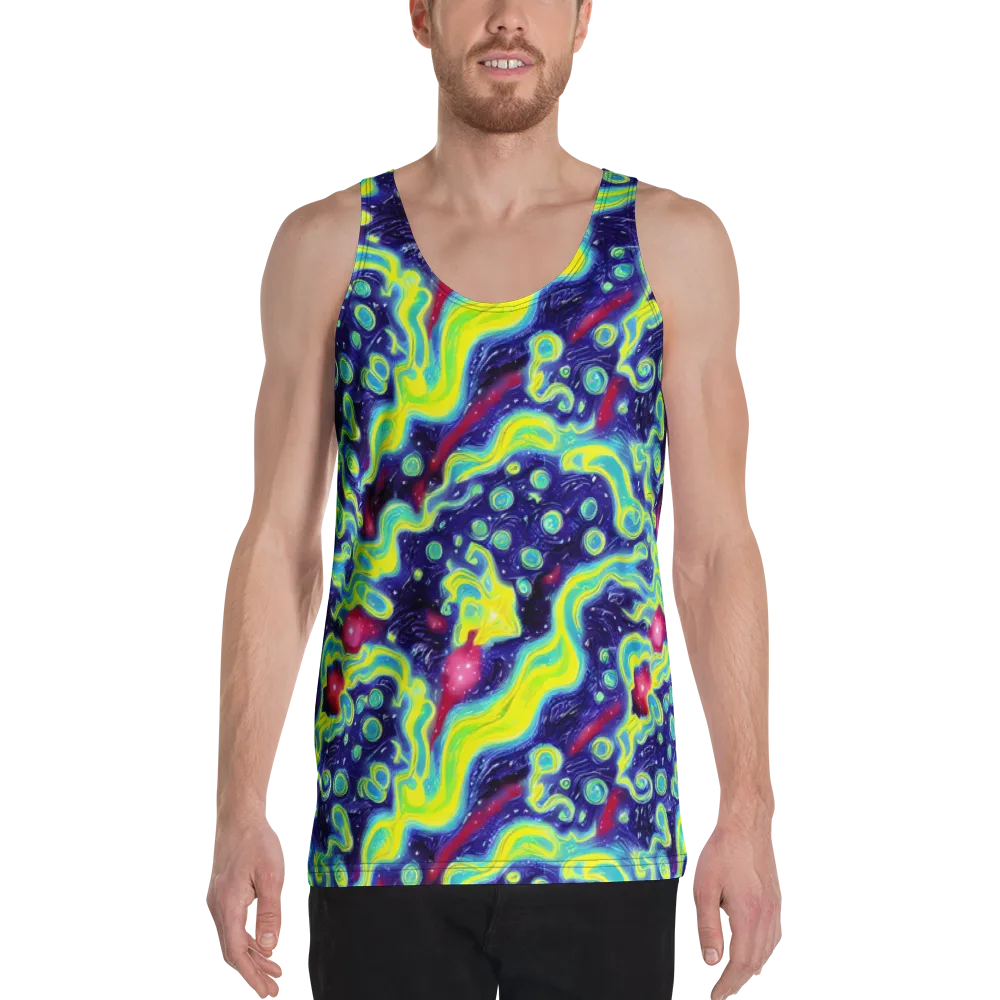 Acid Moonlight on Men's Tank Top — Front