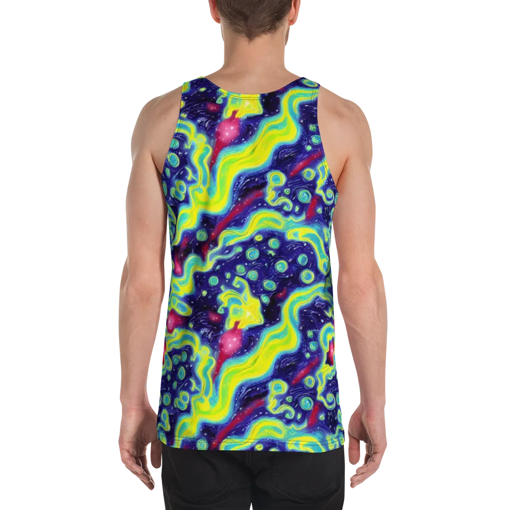 Acid Moonlight on Men's Tank Top — Back