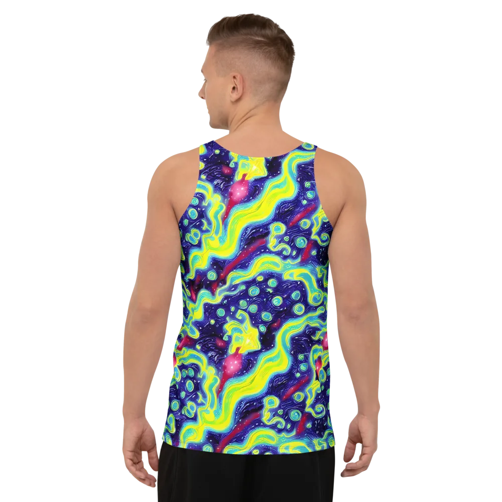 Acid Moonlight on Men's Tank Top — Back