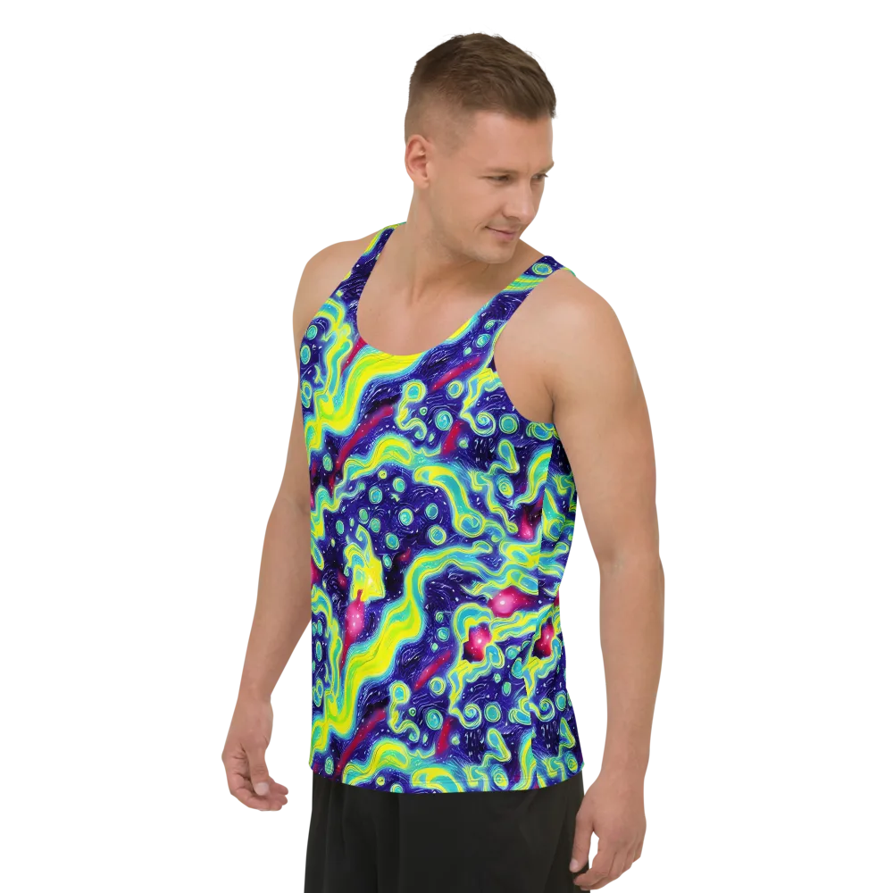 Acid Moonlight on Men's Tank Top — Left Front