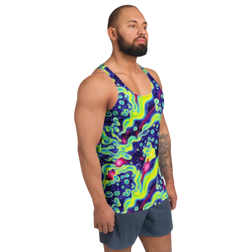 Acid Moonlight on Men's Tank Top — Right Front