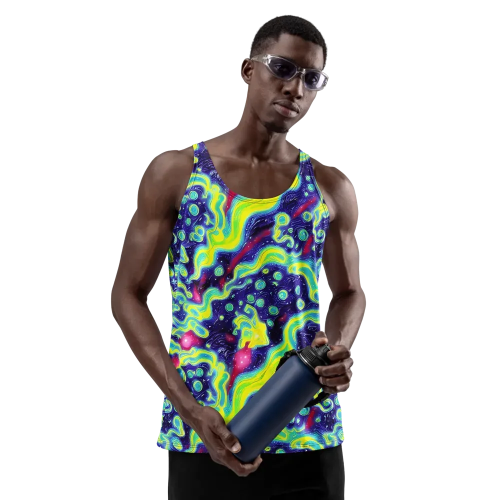 Acid Moonlight on Men's Tank Top — Front