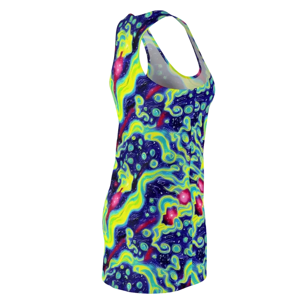 Acid Moonlight on Racerback Dress — Back Side