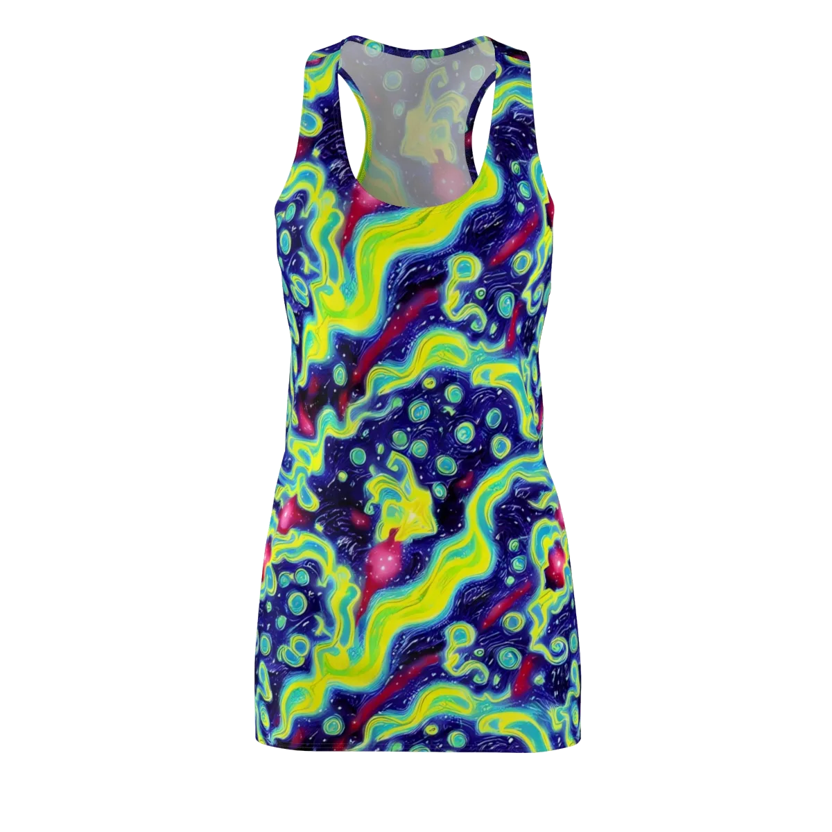 Acid Moonlight on Racerback Dress — Front