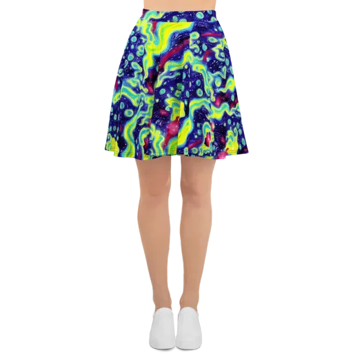 Acid Moonlight on a Skater Skirt